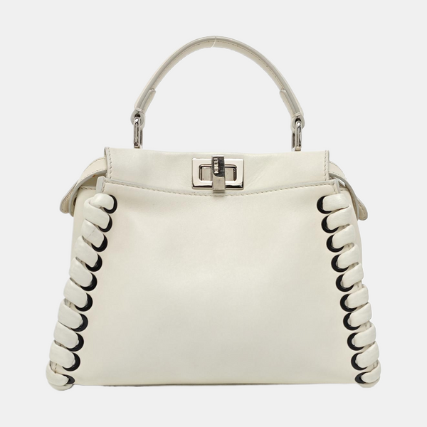 Peekaboo Mini Calfskin White