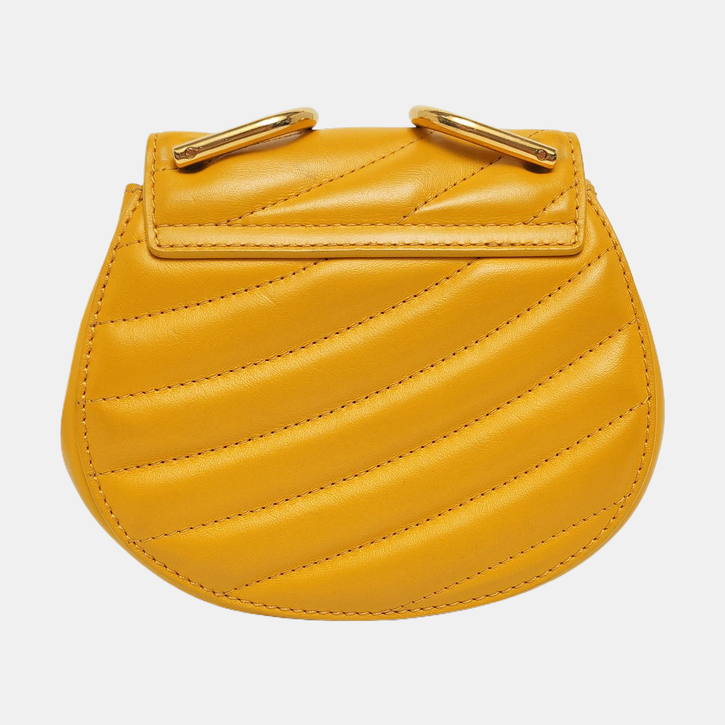 Drew Nano Quilted Calfskin Yellow