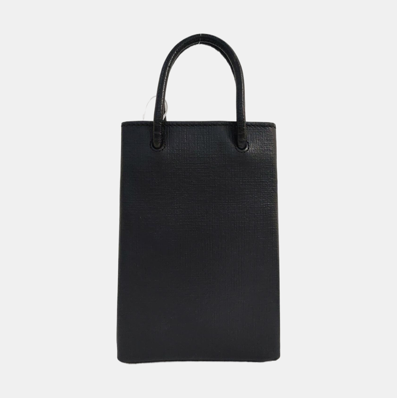 Shopping Bag Calfskin Black