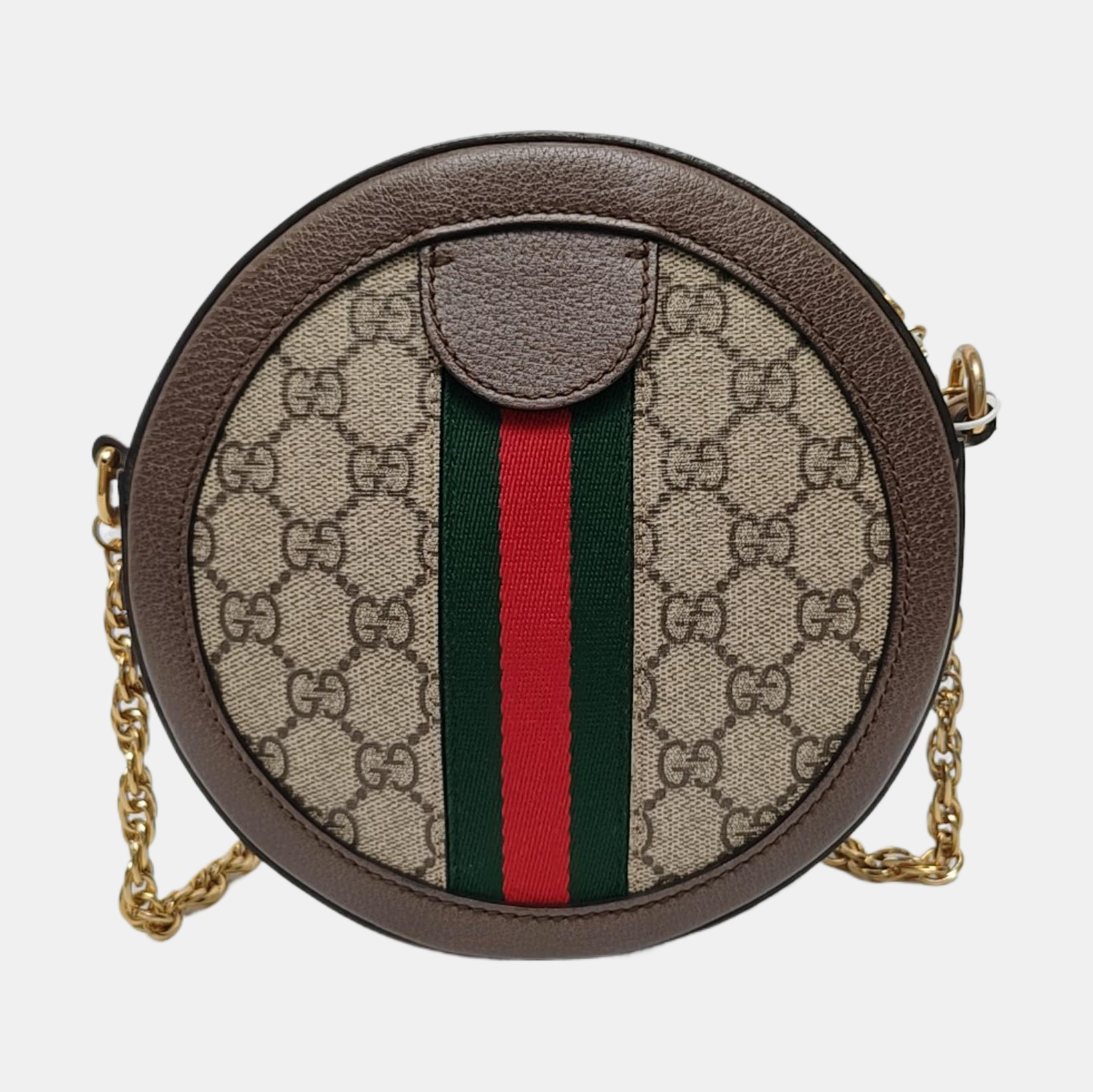 Authenticated pre-owned  Ophidia Mini Monogram Coated Canvas Beige - Shoulder Bag at Looply