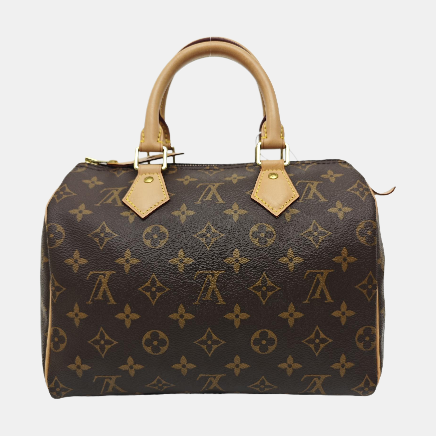 SPEEDY 25 Monogram Coated Canvas Brown
