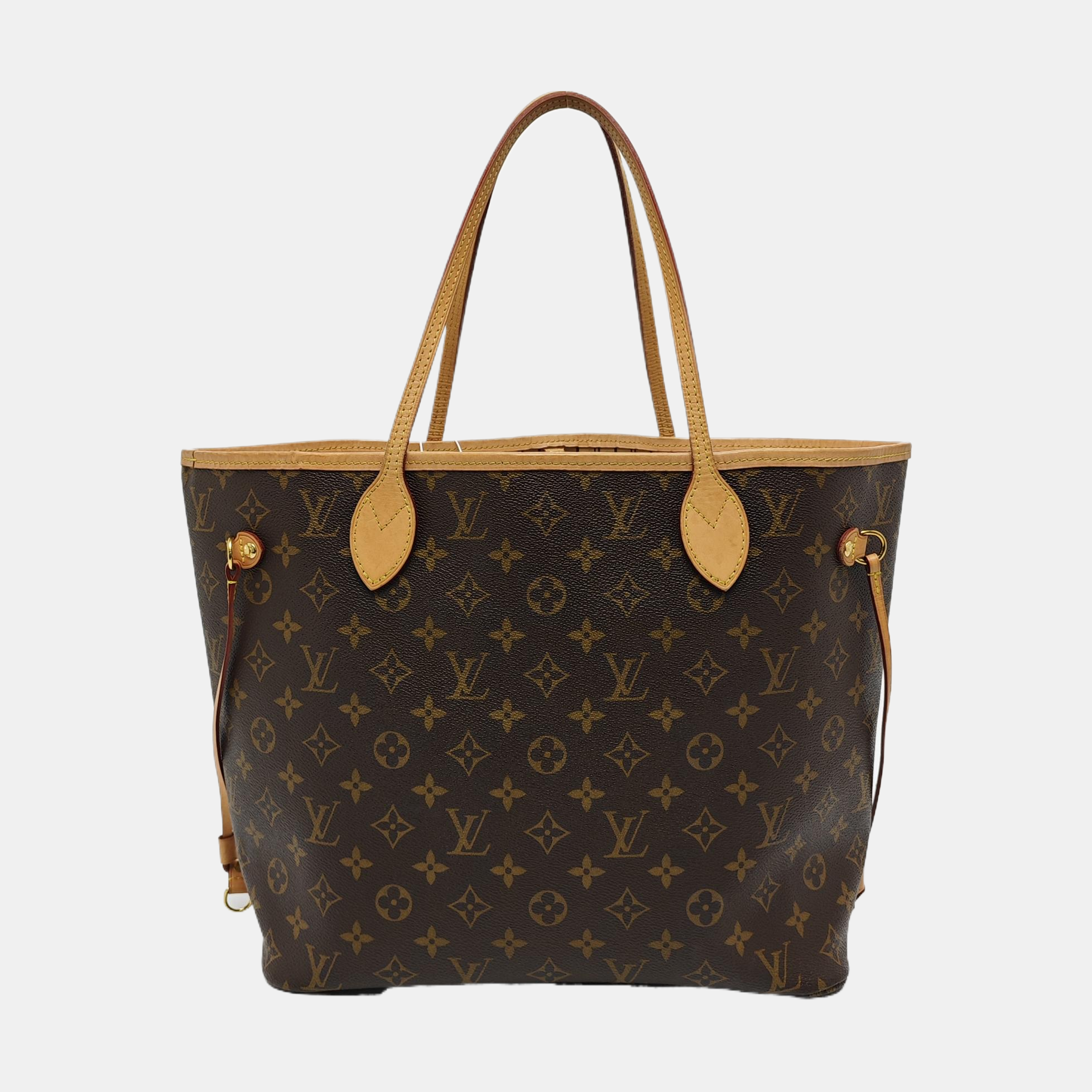 NEVERFULL MM Monogram Coated Canvas Brown