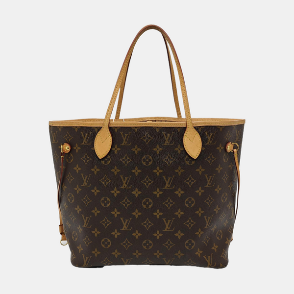 NEVERFULL MM Monogram Coated Canvas Brown