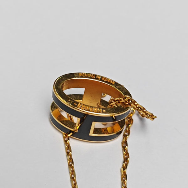 Pop H Metal Gold Necklace