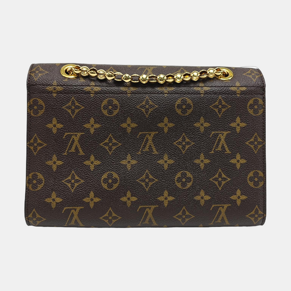 VICTOIRE Monogram Coated Canvas Brown
