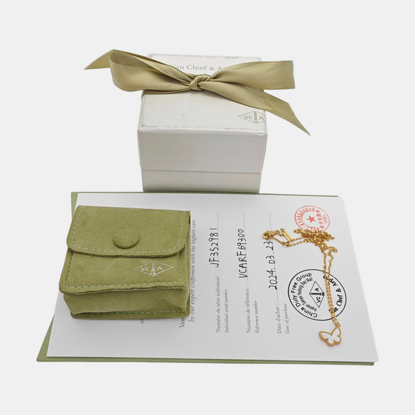 Sweet Alhambra 18k Gold Necklace