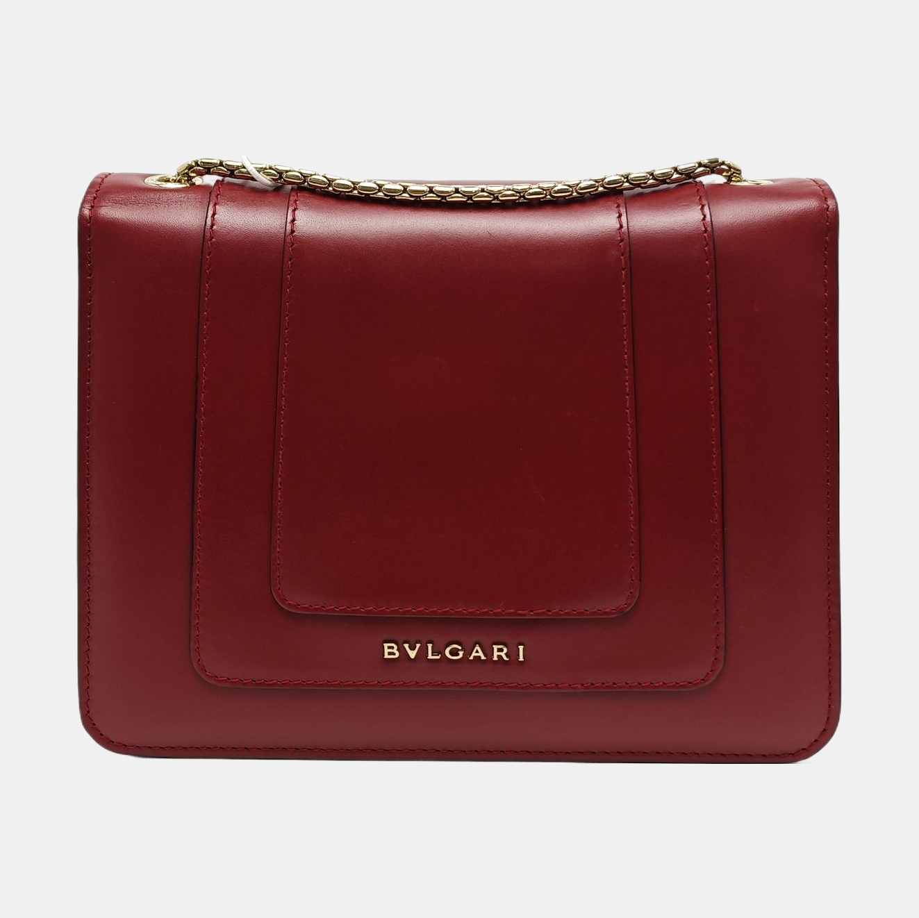 SERPENTI FOREVER Small Calfskin Red