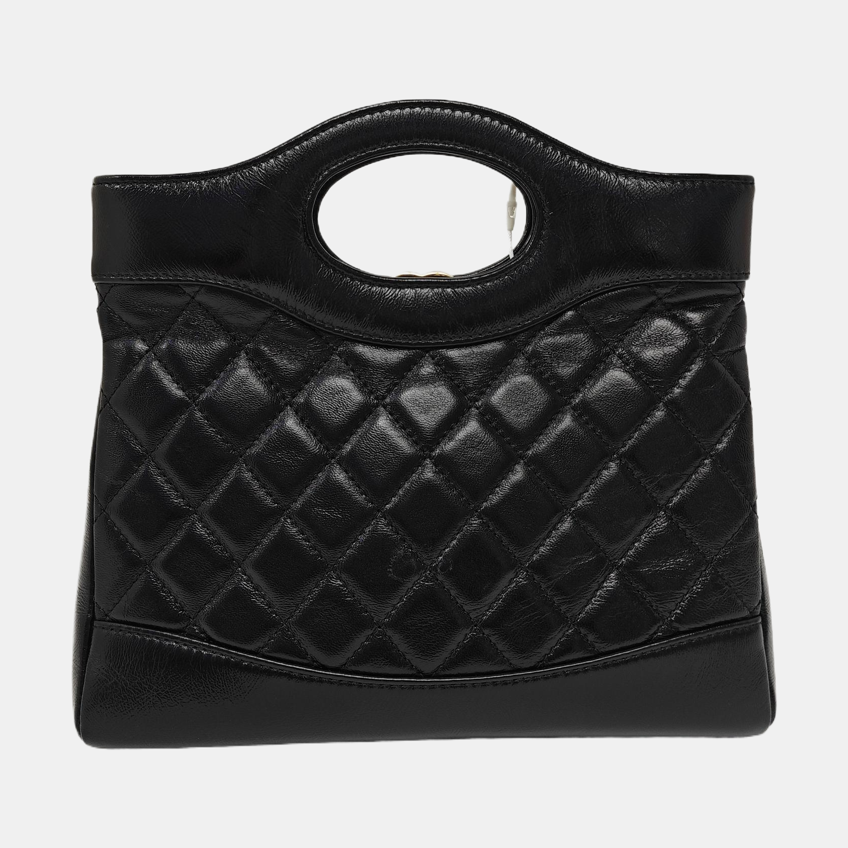 CHANEL 31 Mini Quilted Calfskin Black