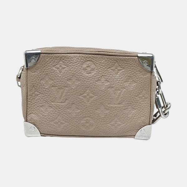SOFT TRUNK Mini Monogram Calfskin Gray