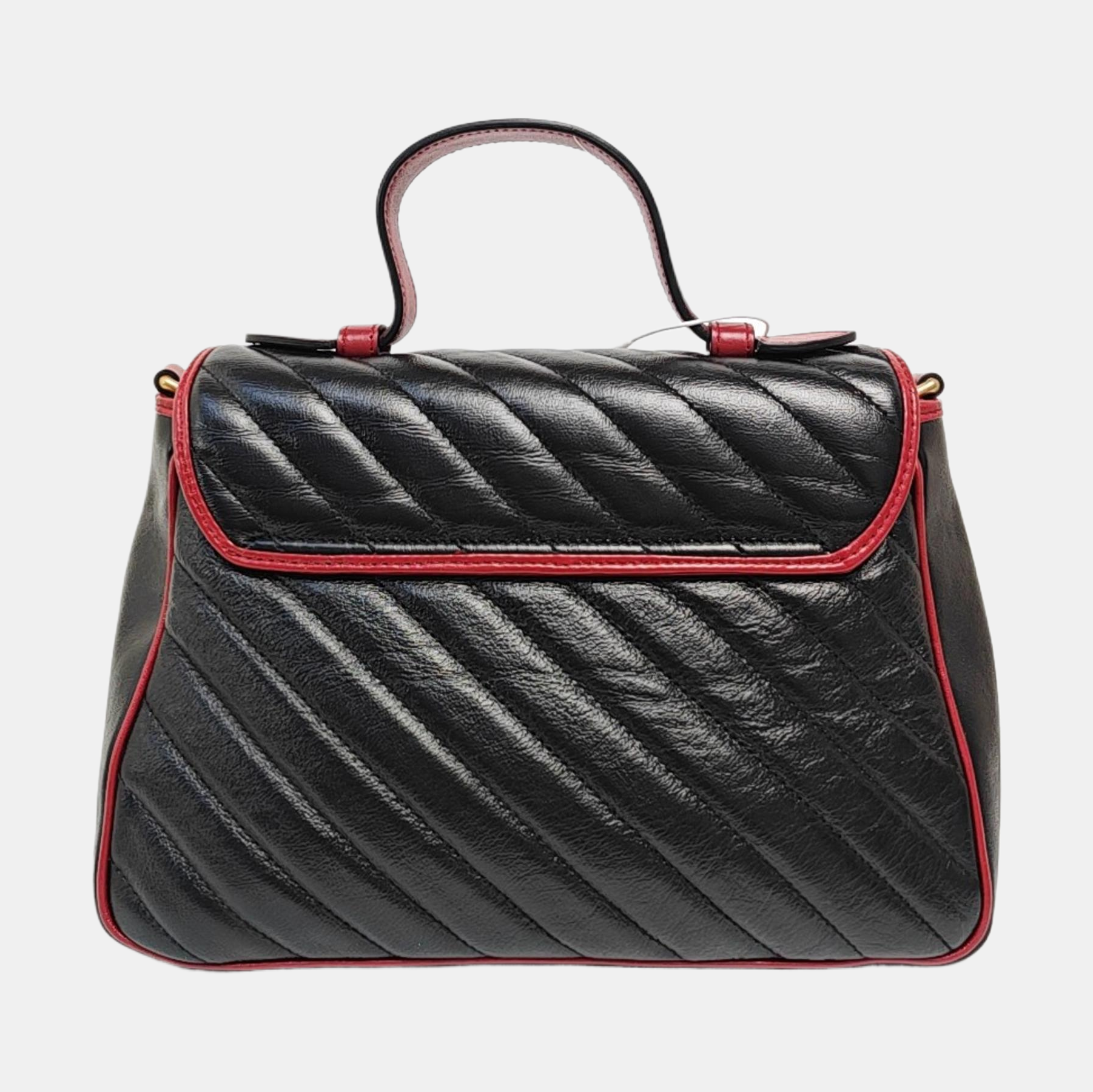 GG Marmont Small Quilted Calfskin Black