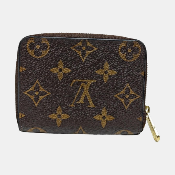 ZIPPY Monogram Coated Canvas Brown Wallet