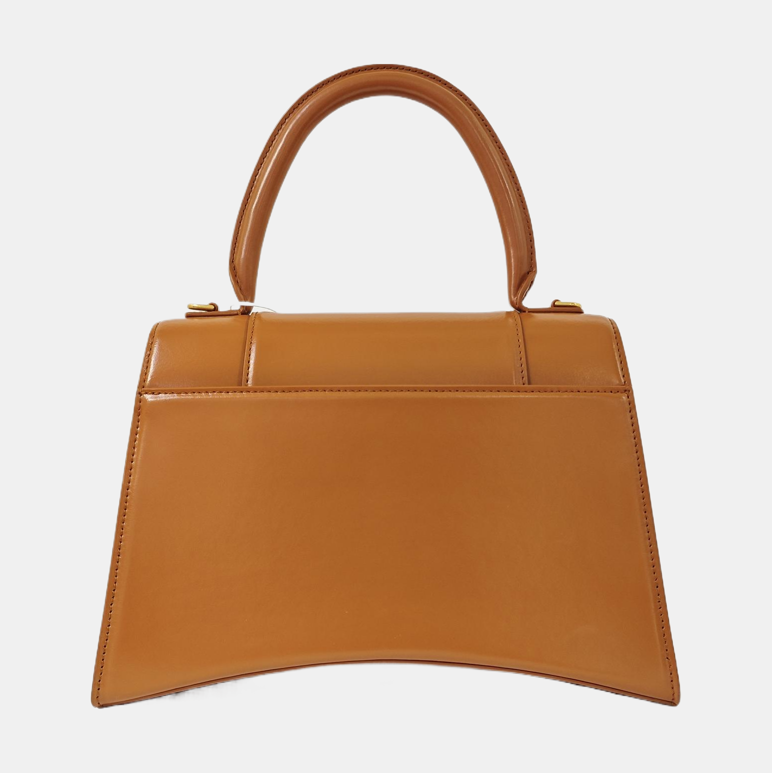 Hourglass Small Quilted Calfskin Brown
