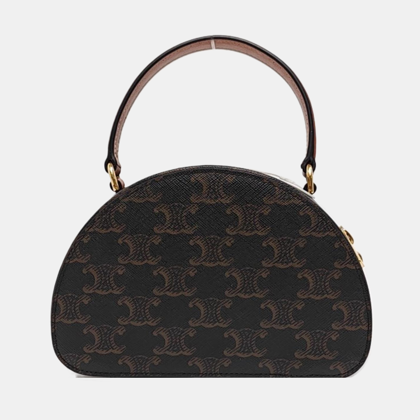 TRIOMPHE Mini Coated Canvas Brown