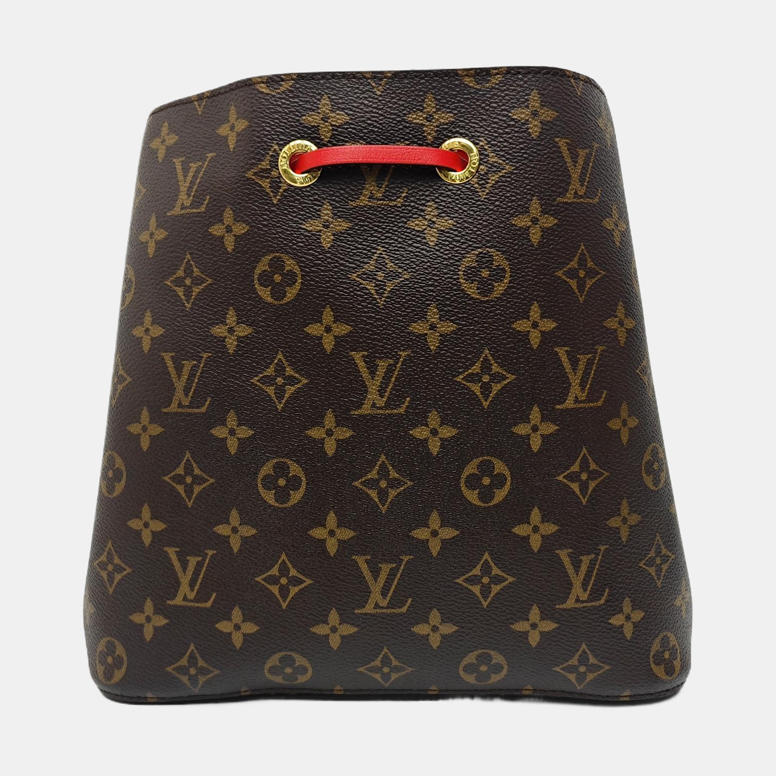 NÉONOÉ MM Monogram Coated Canvas Brown