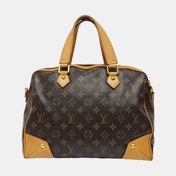 RETIRO NM Monogram Coated Canvas Brown