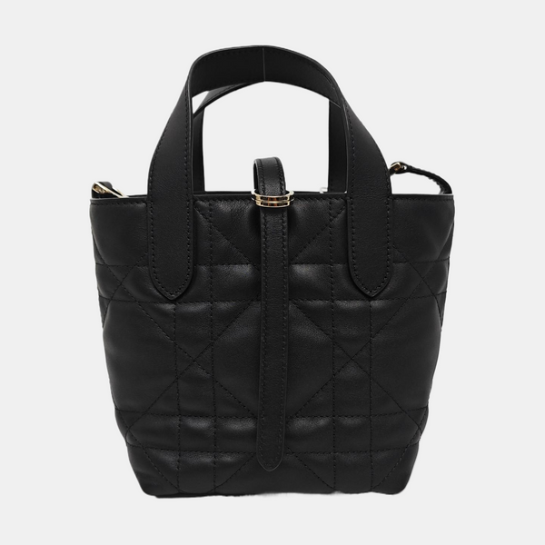 Toujours Nano Cannage Calfskin Black