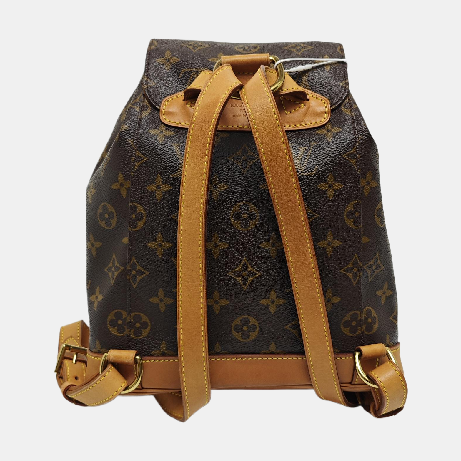 MONTSOURIS MM Monogram Coated Canvas Brown