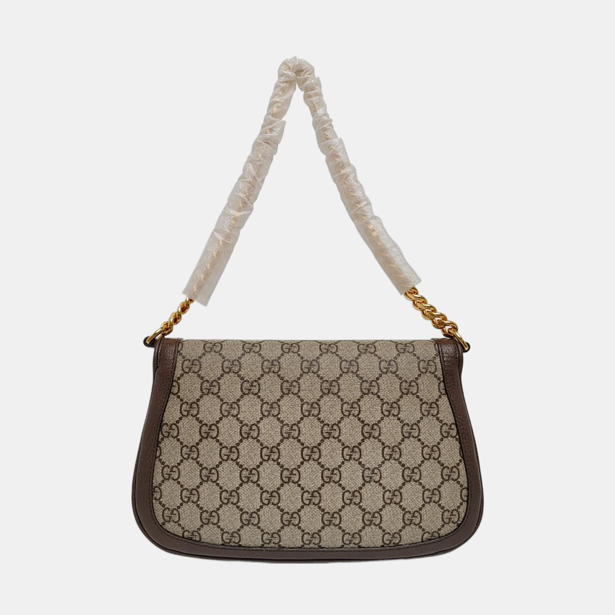 Blondie Small Monogram Coated Canvas Brown
