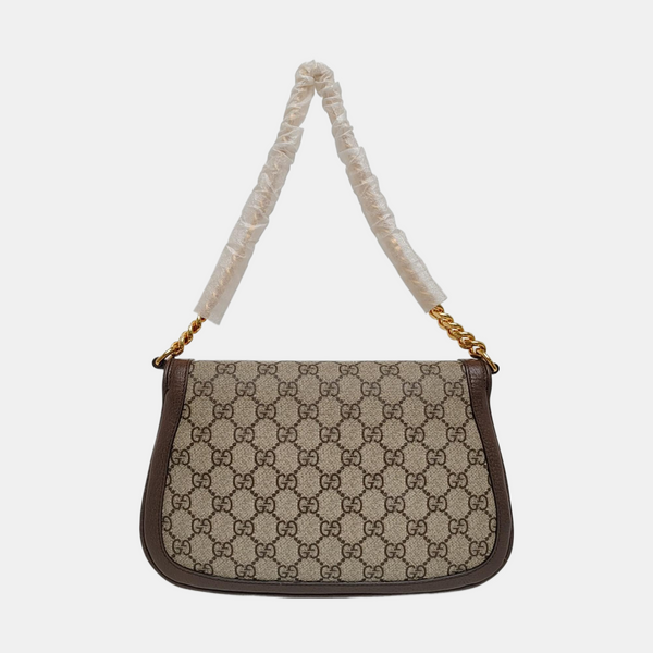Blondie Small Monogram Coated Canvas Brown