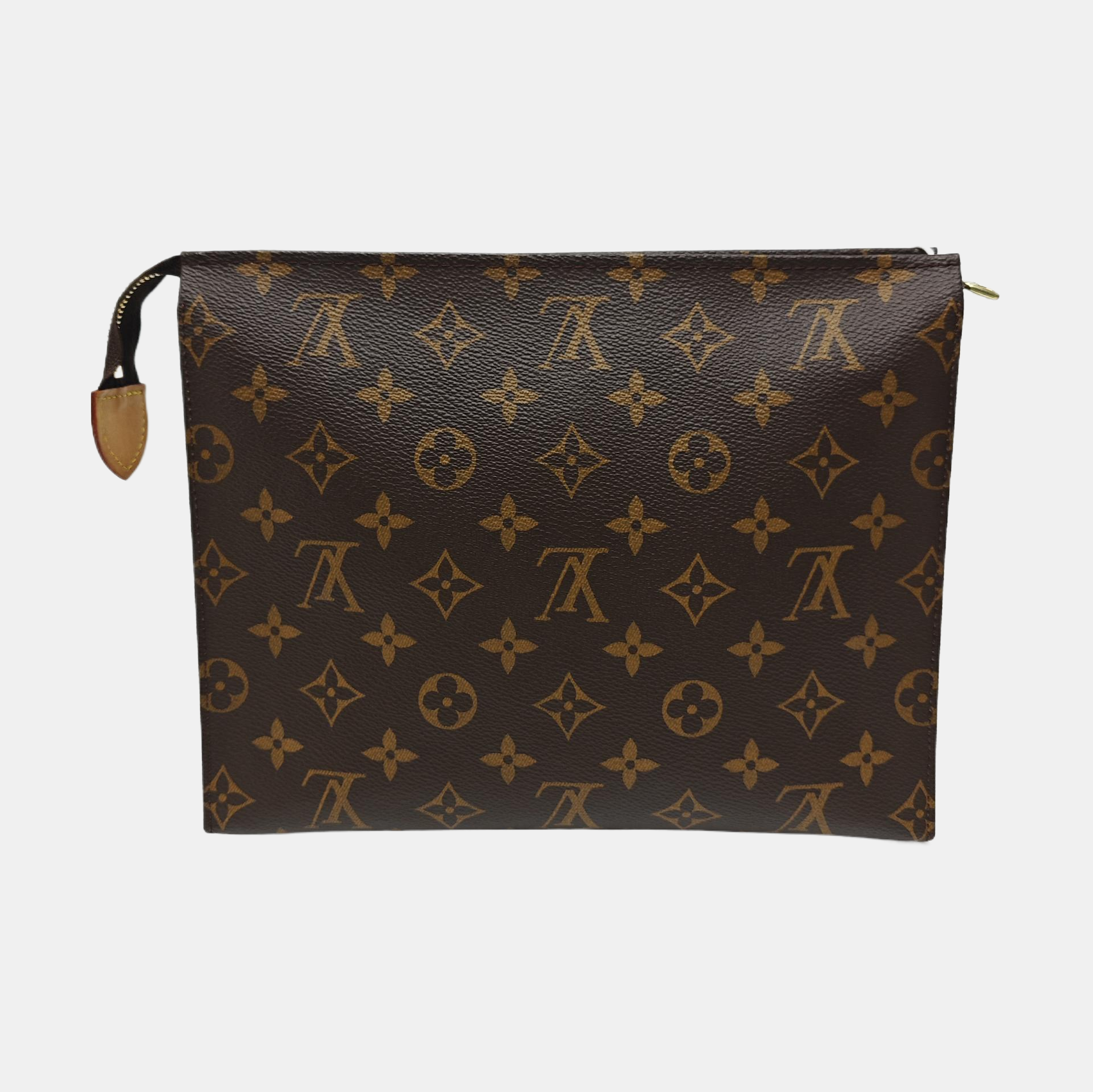 TOILET POCKET 26 Monogram Coated Canvas Brown