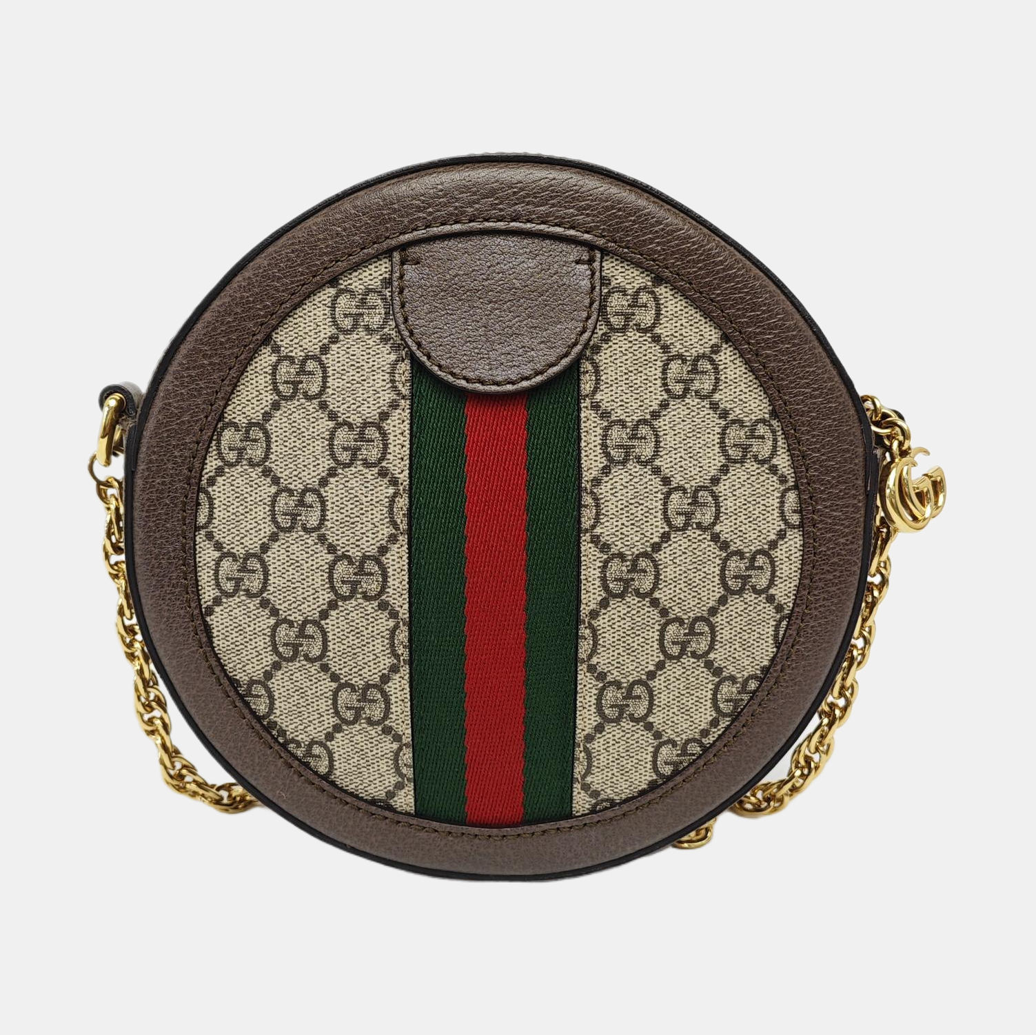 Ophidia Mini Monogram Coated Canvas Beige