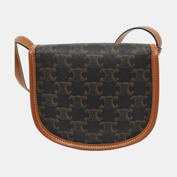 BESACE Mini Coated Canvas Brown