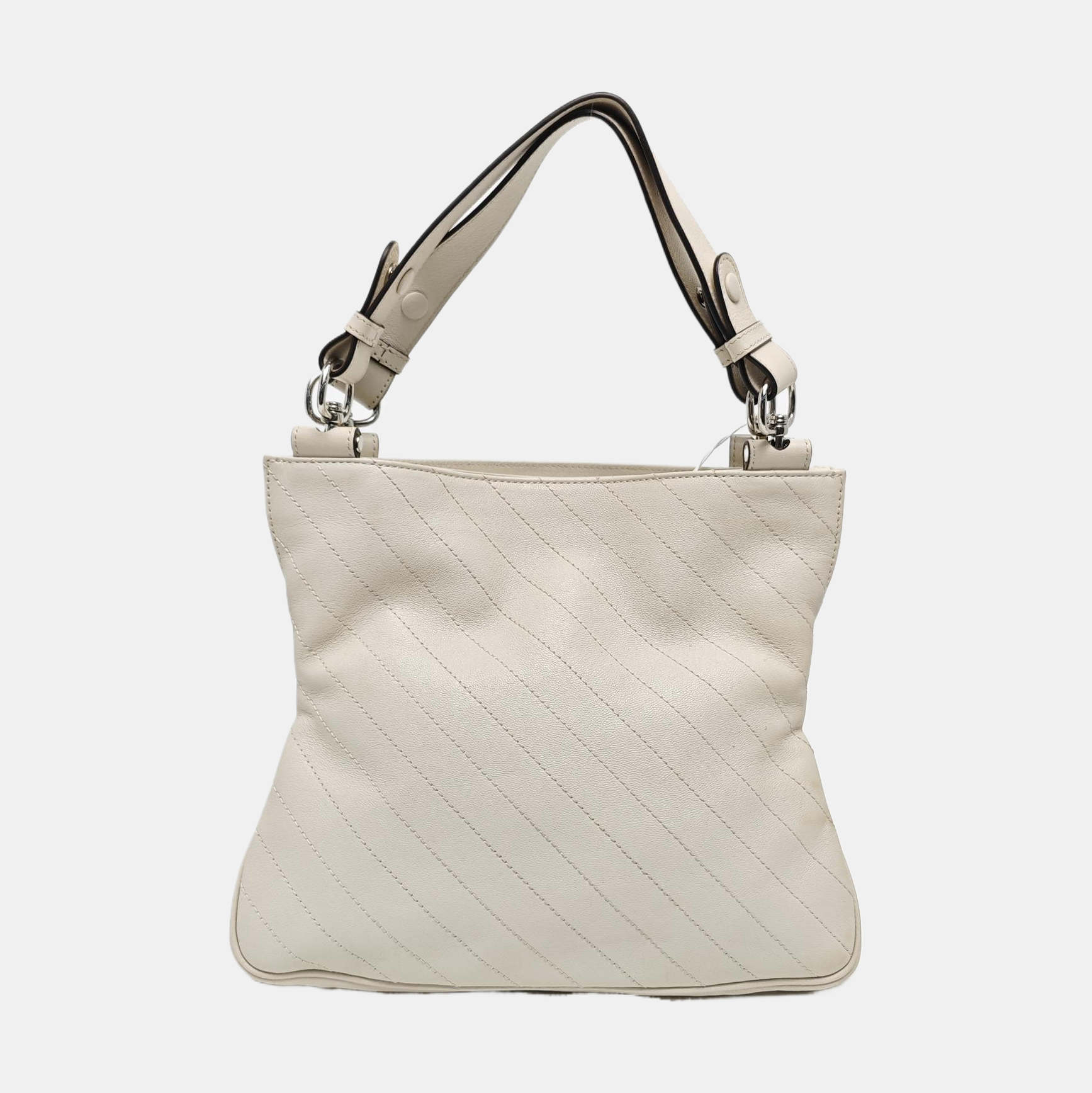 Quilted Calfskin White