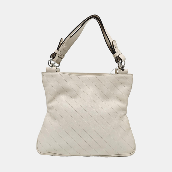 Quilted Calfskin White
