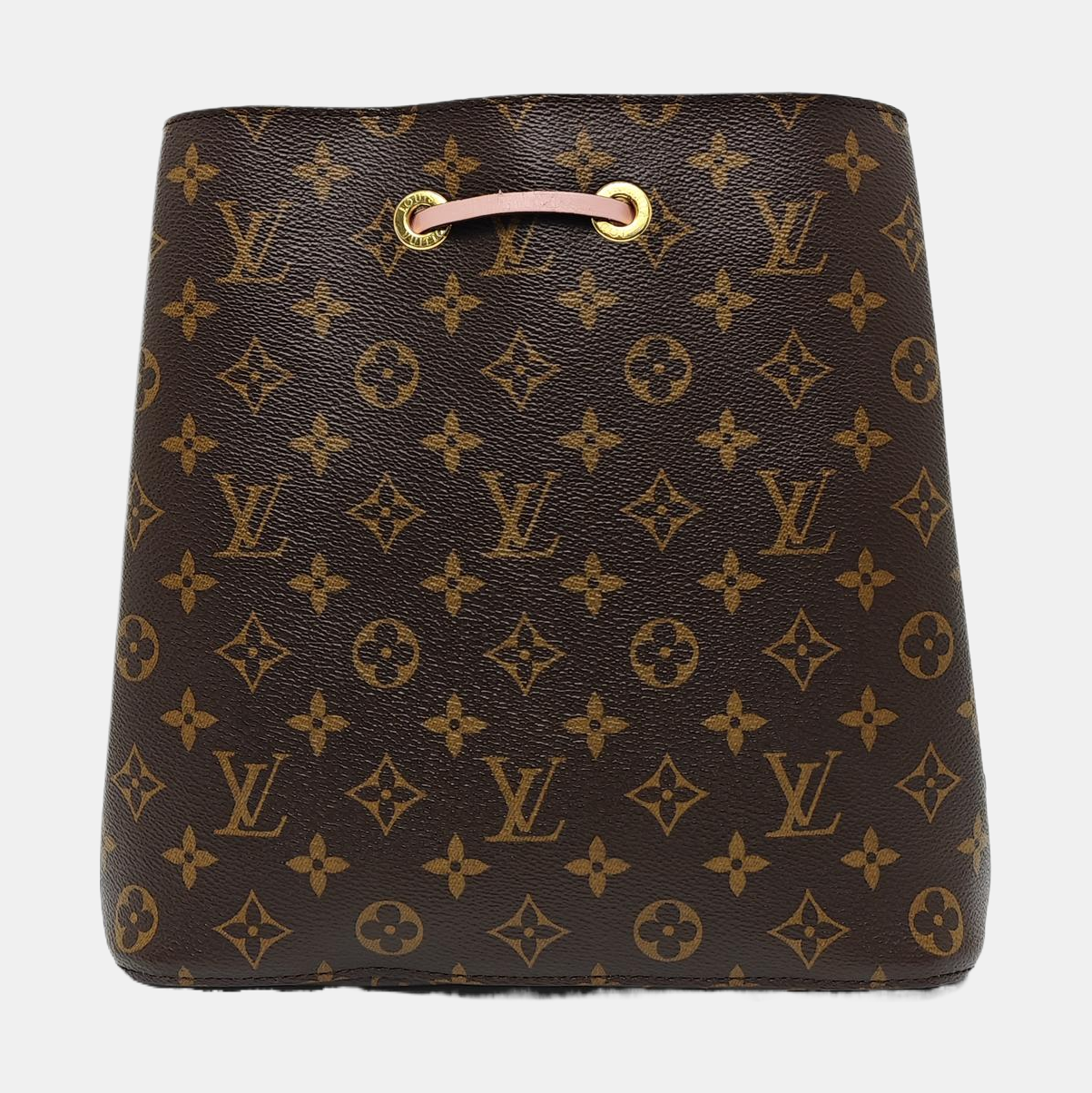 NÉONOÉ MM Monogram Coated Canvas Brown