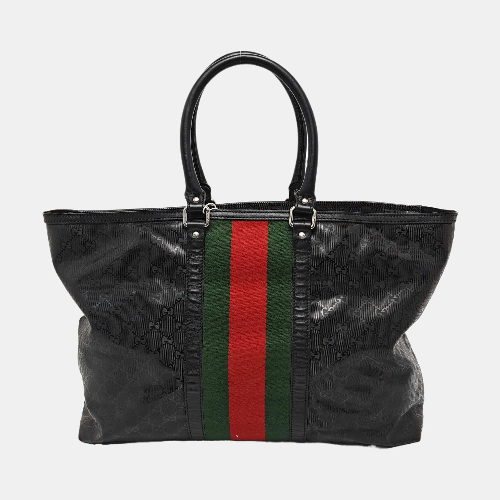 Rania Monogram Coated Canvas Black