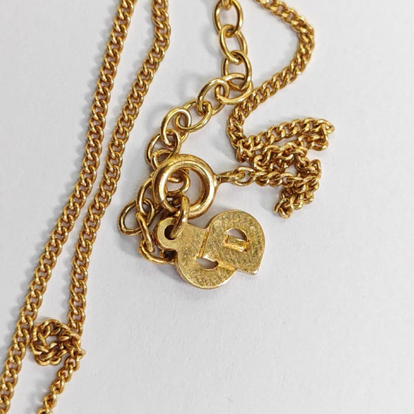 Petit CD Metal Gold Necklace