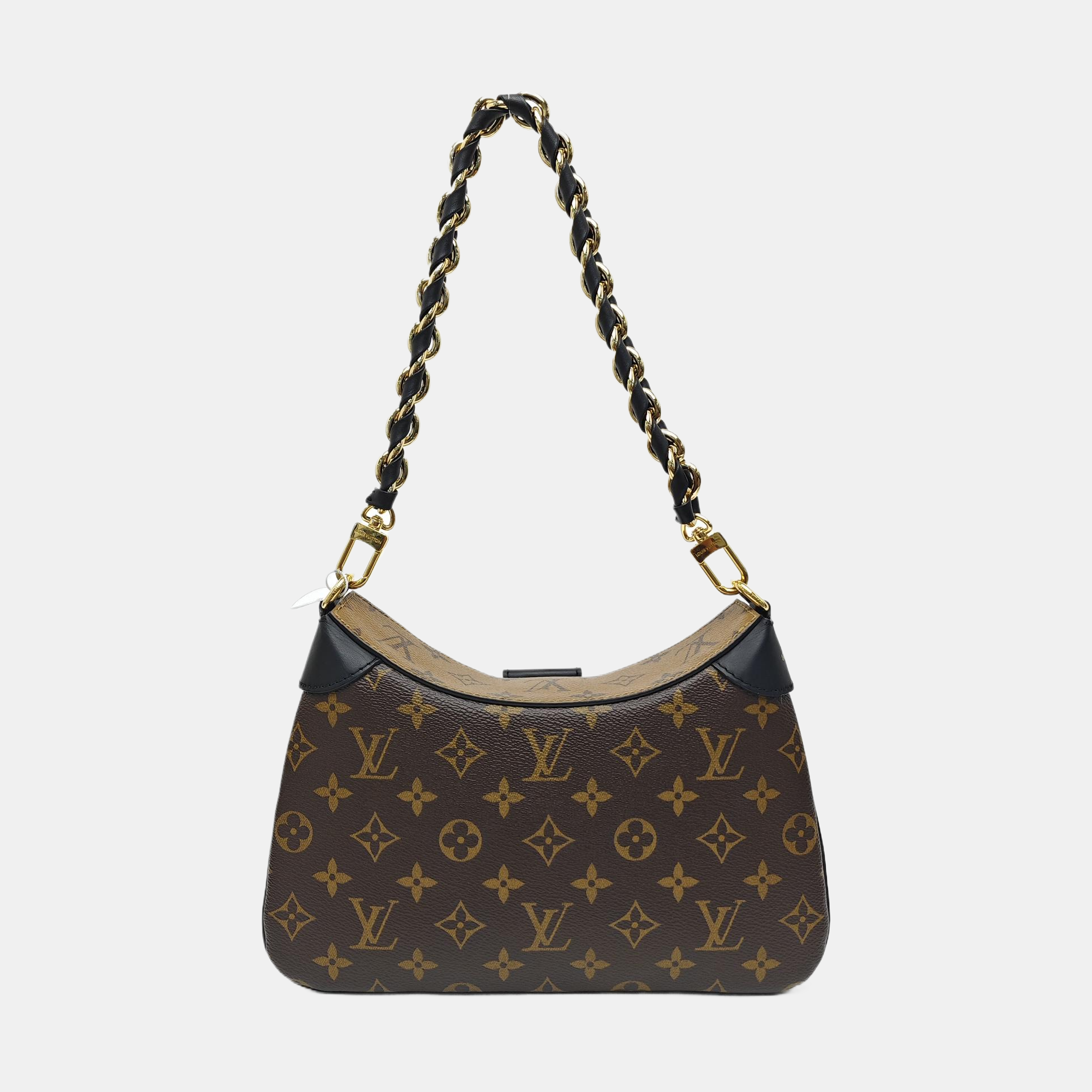 TWINNY Monogram Coated Canvas Brown