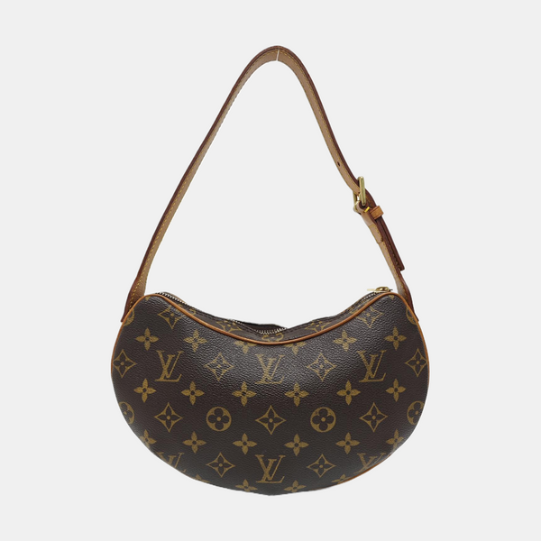 CROISSANT PM Monogram Coated Canvas Brown