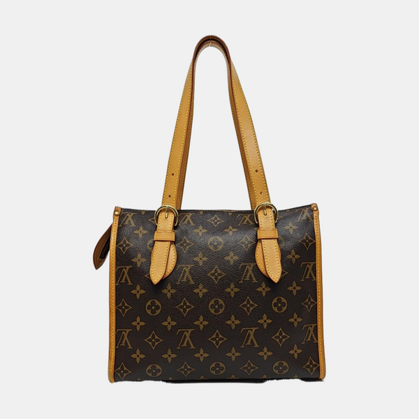 POPINCOURT Monogram Coated Canvas Brown