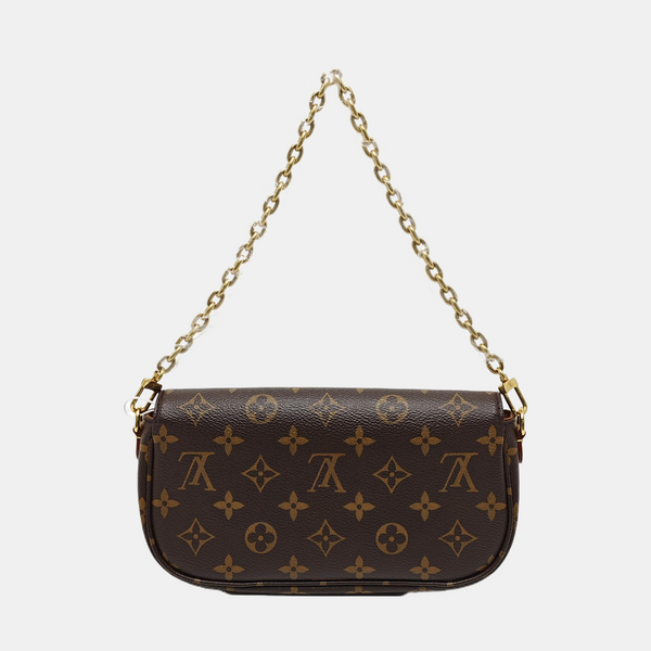 IVY Monogram Coated Canvas Brown