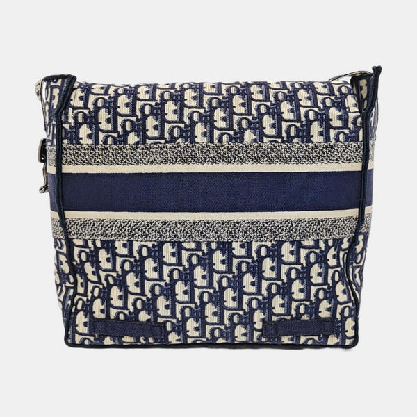 Diorcamp Large Oblique Canvas Blue