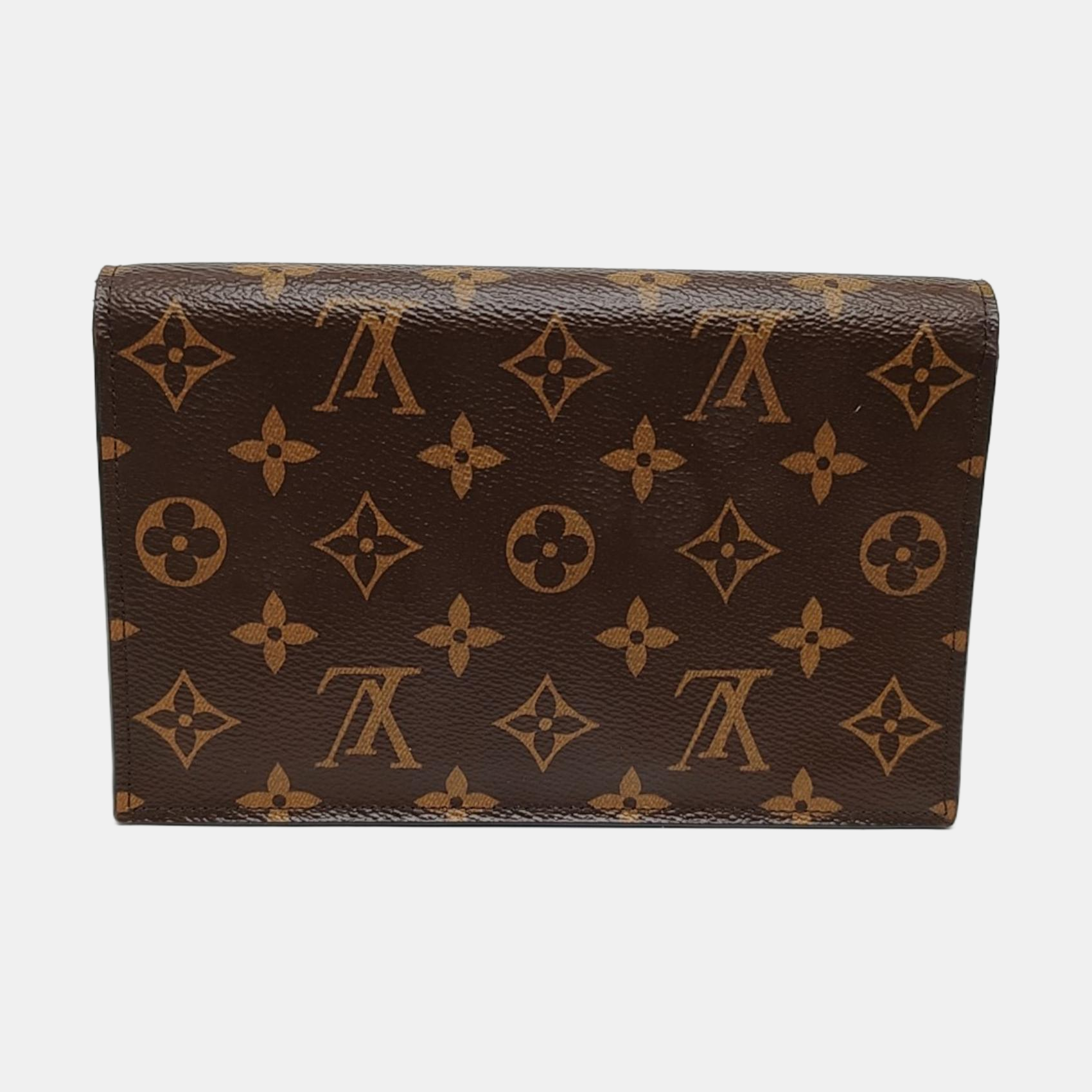 FLORE Monogram Coated Canvas Brown