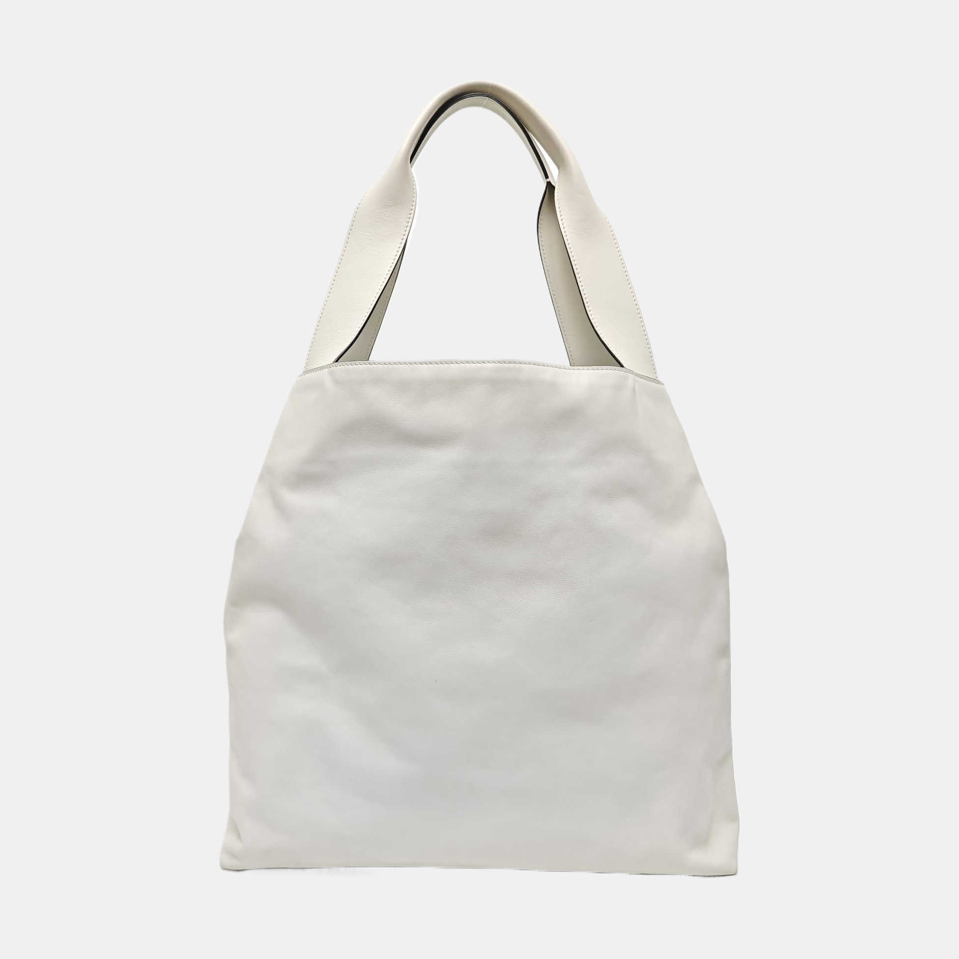 Calfskin Shoulder Bag White