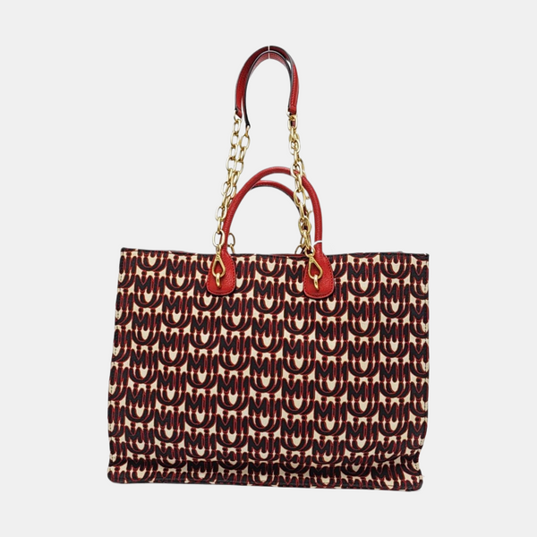 Fabric Tote Bag Red