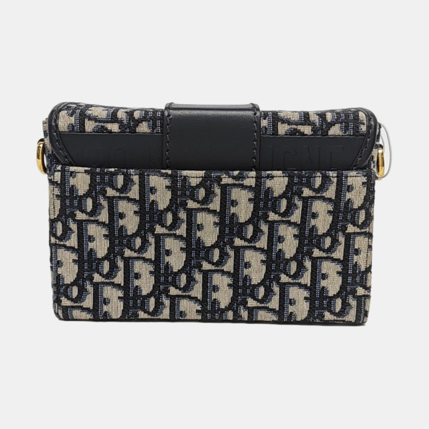 Authenticated pre-owned  30 Montaigne Oblique Canvas Blue - Shoulder Bag at Looply