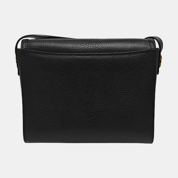 Calfskin Shoulder Bag Black