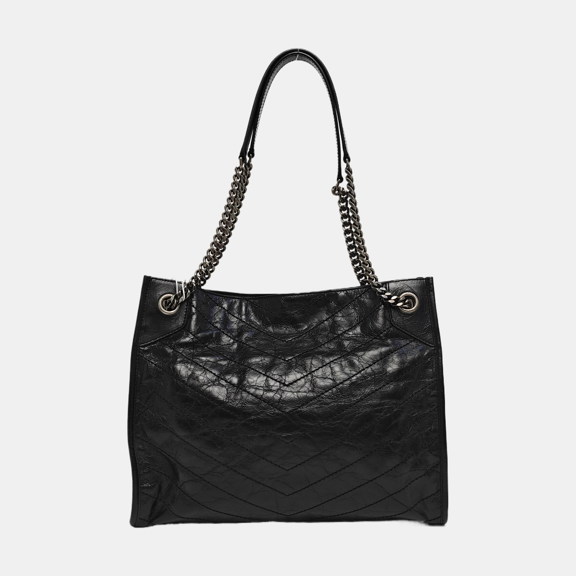 NIKI Medium Quilted Calfskin Black