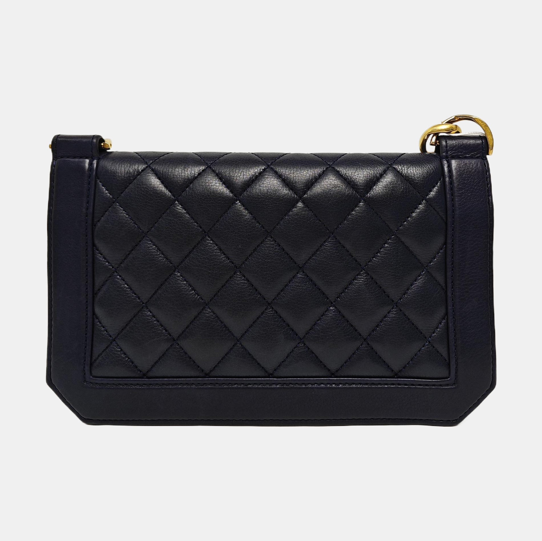 Quilted Calfskin Blue