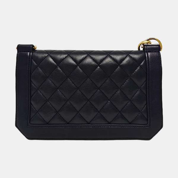 Quilted Calfskin Blue