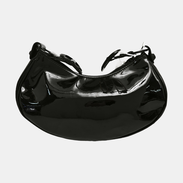 Le Cagole Mini Patent Leather Black