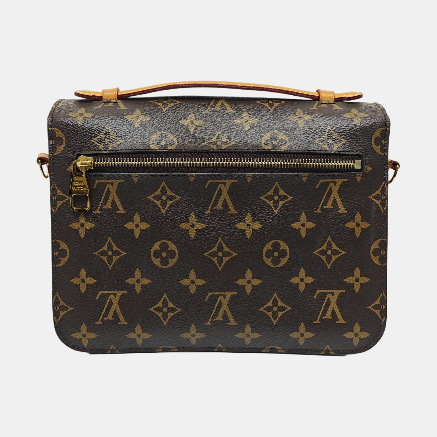 MÉTIS MM Monogram Coated Canvas Brown