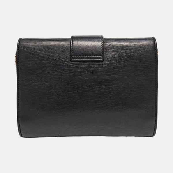 Calfskin Crossbody Bag Black