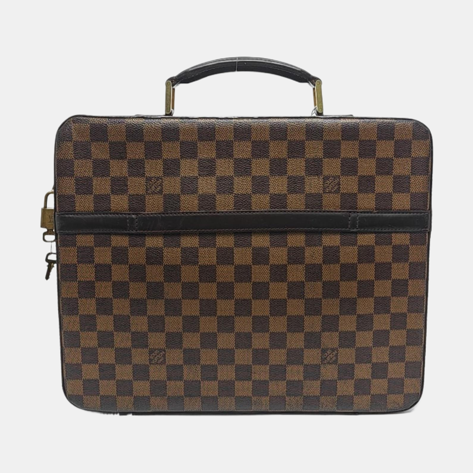 SABANA Damier Ebene Coated Canvas Brown