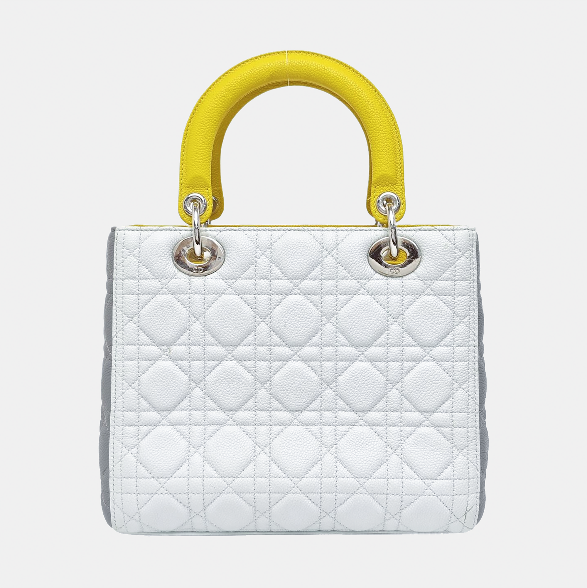 Lady Dior Medium Cannage Calfskin Blue