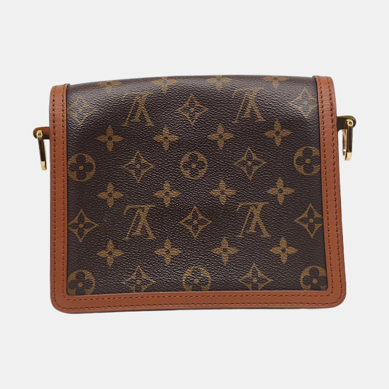 DAUPHINE Mini Monogram Coated Canvas Brown